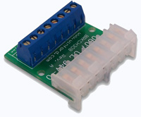 BRKCH308-FR - 8-Position 0.156' Female Socket Breakout Board, R/A