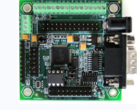 MSC1211Y5 microcontroller board with 8-ch ADC and 4-ch DAC