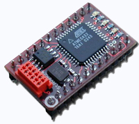 A microcontroller module based on an Atmel ATmega32 in a small DIP24 package