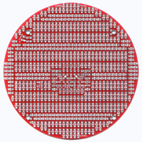 Everything you need to add a second level to your 3pi robot. (Red circuit board without Cutouts)