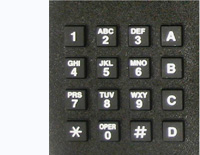 4 columns by 4 rows matrix keypad  ( Includes 3 inch cable )