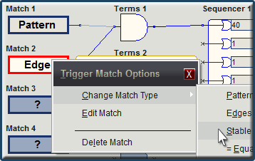 Graphical Trigger Configuration