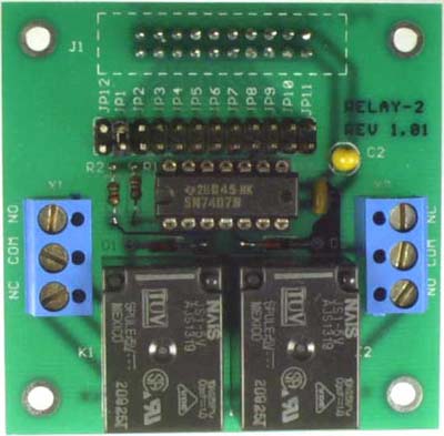 RELAY-2 - Relay board with two 10A relays