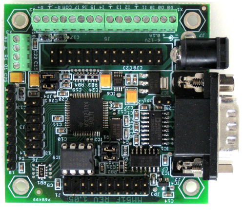MINI-MAX/51-F - MSC1211Y5 microcontroller board with 8-ch, 24-bit ADC and 4-ch, 16-bit DAC