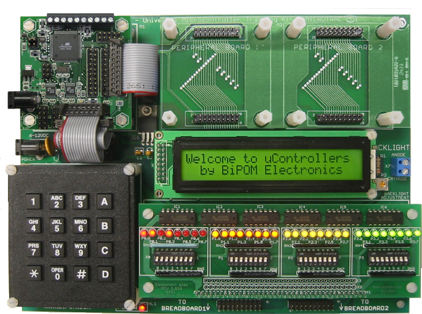 MicroTRAK/AVR-C Starter - AVR Training/Project Kit with MINI-MAX/AVR-C, without any peripheral boards
