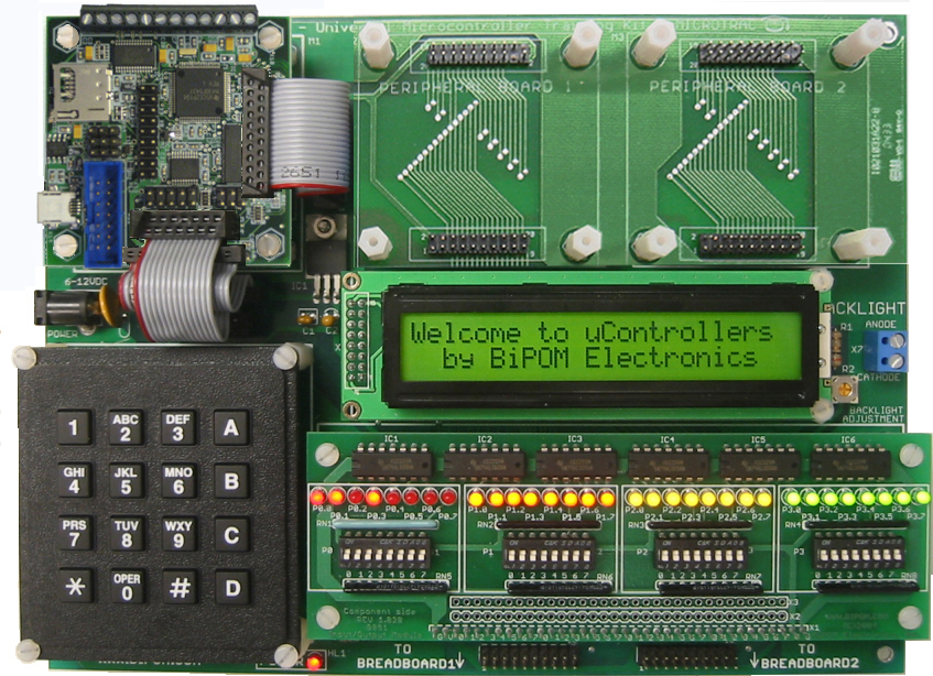 MicroTRAK/MSP430-C Starter - MSP430 Training/Project Kit with MINI-MAX/MSP430-C, without any peripheral boards