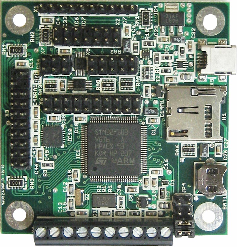 MINI-MAX/STM32F1-C - MINI-MAX/STM32-F1 is a powerful, low-cost, 32-bit STM32 F1 based microcontroller system