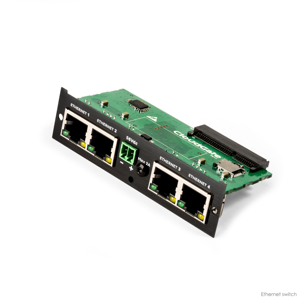 CG1104-11936 - Option CloudGate 4-Port Ethernet Switch Expansion Card (Without PoE)