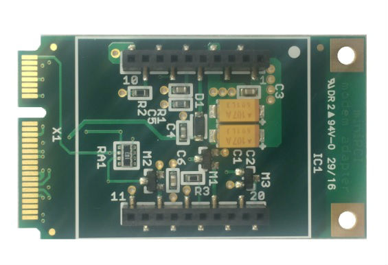 BRD-mPCIe-SW - Mini PCI express cellular modem adapter board
