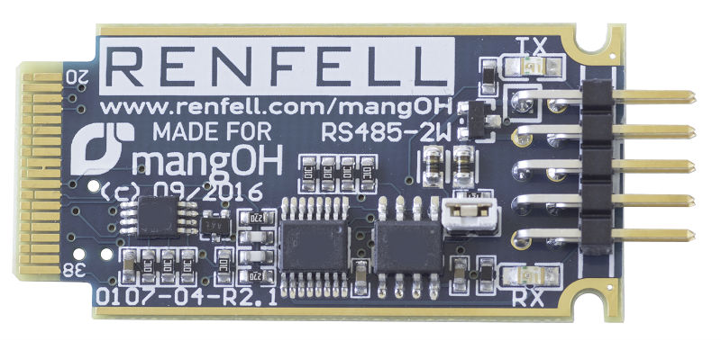 0107-04-R2.1 - USB - RS485 2 Wire IoT Module for  mangOH