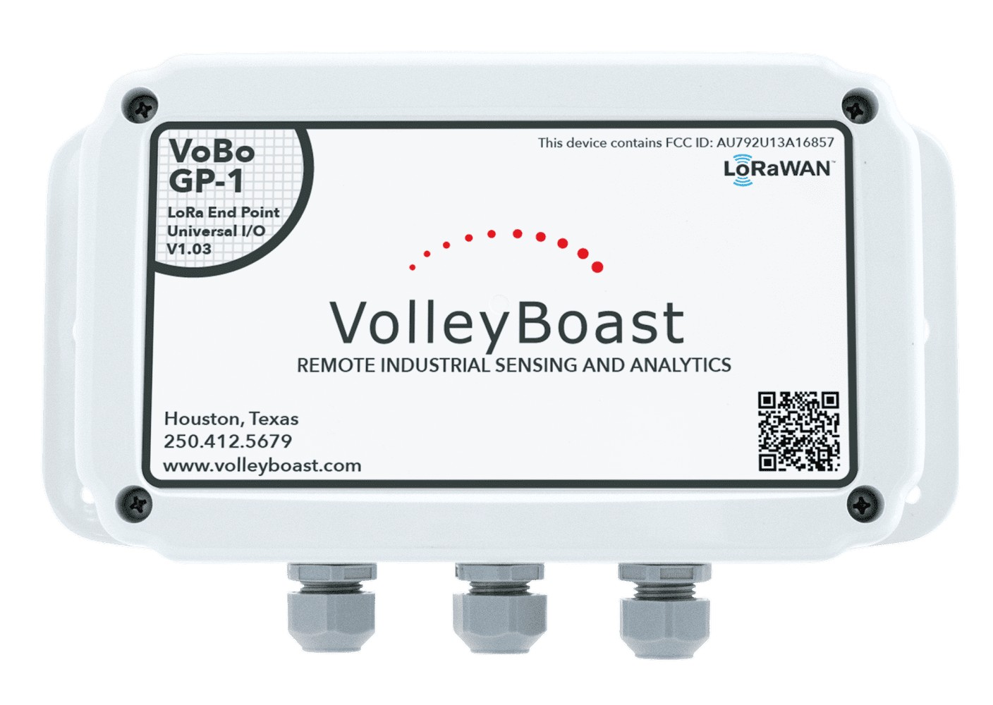 VoBo-GP-1 - Industrial grade LoRaWAN endpoint, 915MHz for North America