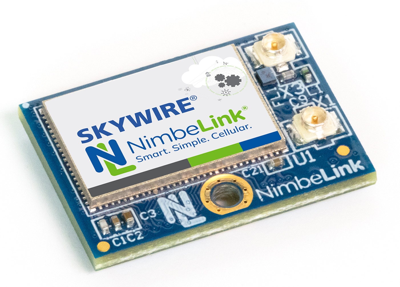 NL-SWN-LTE-NRF9160 - Skywire Nano Cellular Modem, LTE Cat M1/NB IoT - Global - Nano Form Factor with processor