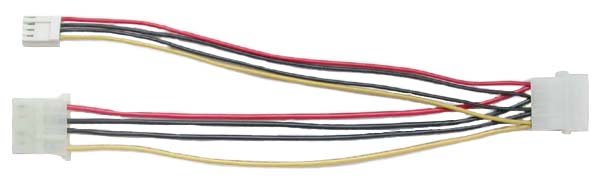 CBL-PWR-STD - This unmoddified power cable will allow a computer power supply to power a display