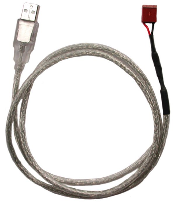 CBL-PWR-USB - This 3ft moddified USB power cable will allow a computer USB Port to power any standard 5V display.